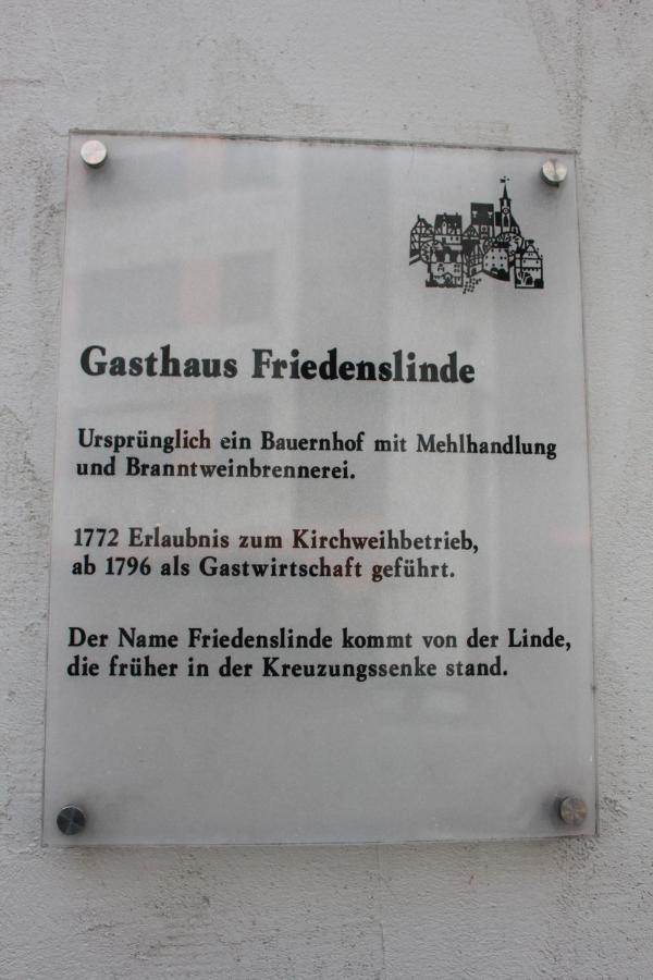 Hotel Zur Friedenslinde Nuremberga Exterior foto